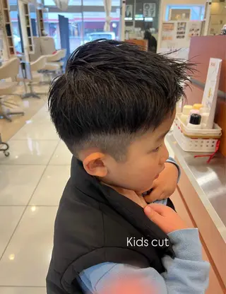 ショート メンズ キッズ LiTA 友田未来のヘアスタイル