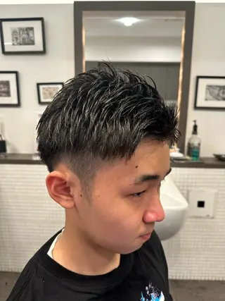 ショート SKY MASTER BARBER所属・木村 朝陽のヘアスタイル