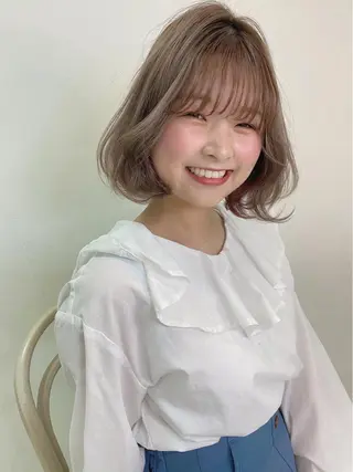 ミディアム suu 名古屋美容師/八事のヘアスタイル