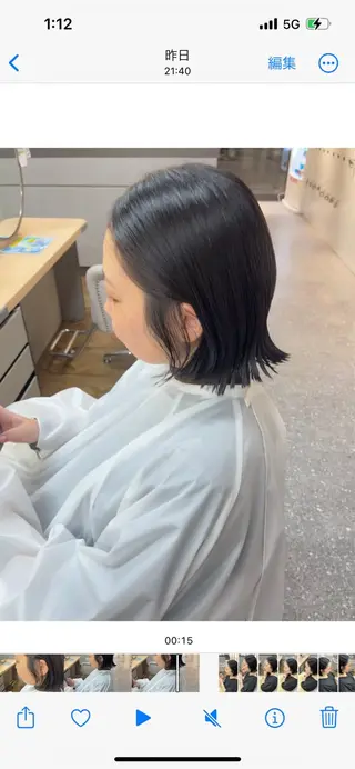 ショート RIO 福岡美容師のヘアスタイル