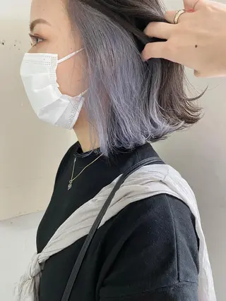 ショート カラー レイヤーカット✂️ 横浜No1♡下鳥翔子のヘアスタイル