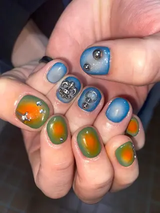 ネイル en　nail 池袋店所属・個性派🌺推しネイル 💅💞hota🐇のネイルデザイン