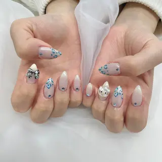 セミロング ネイルJaol 池袋のネイルデザイン