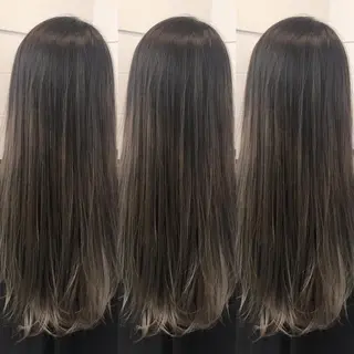 ロング カラー 縮毛矯正×髪質改善 店長　DAITOのヘアスタイル