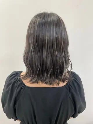 ミディアム カラー パーマ 🍒KIKUCHI KANAE🍒のヘアスタイル