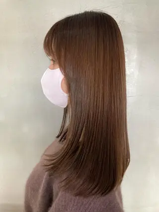 ロング Larry🌼中下 美香のヘアスタイル