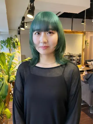 ミディアム カラー ハイトーン/ボブ 🎀sonokaのヘアスタイル