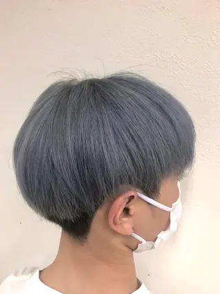 カラー メンズ ダブルスキルエクステ /羽エクステ白石宇由のヘアスタイル