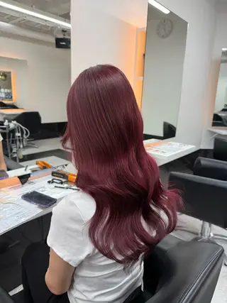 ロング カラー 【ALEAP】 𝐇𝐀𝐊𝐔のヘアスタイル