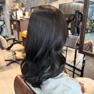 セミロング カラー Kaori / P’s 渋谷のヘアスタイル