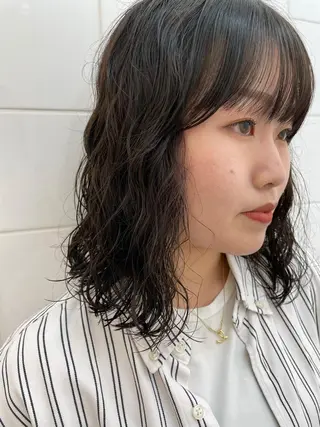 パーマ clam. yuu🦩のヘアスタイル