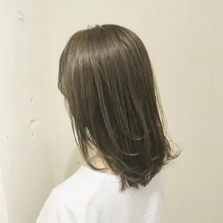 ミディアム カラー パーマ ヘアアレンジ 【ツヤ髪美容師】 ツダケイスケのヘアスタイル