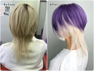 ショート カラー BAY ソウタのヘアスタイル