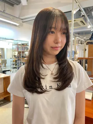 ロング cyez rinkaのヘアスタイル