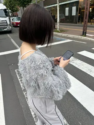 ミディアム ayaka ／lico札幌駅前店のヘアスタイル