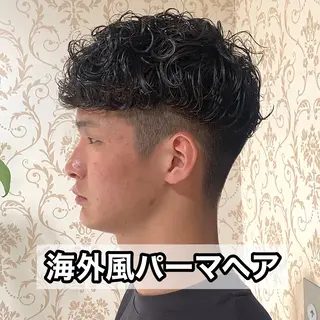 ショート パーマ メンズ メンズパーマ&メンズ 縮毛矯正/平野/渋谷のヘアスタイル