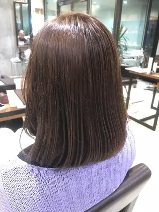 ミディアム カラー パーマ ヘアアレンジ メンズ キッズ ネイル マツエク・マツパ EnBlesS西宮 マンツーマン神道有基のヘアスタイル