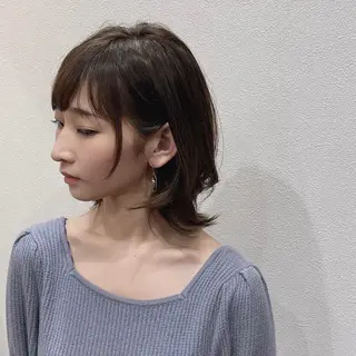 ミディアム カラー Lien's💜 SESHIRUのヘアスタイル