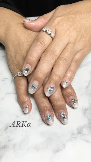 セミロング ネイル Nailsalon ARKαのネイルデザイン