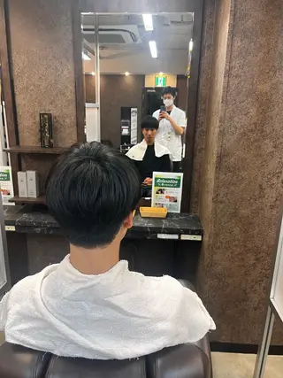 ミディアム メンズ 清水 寧生のヘアスタイル