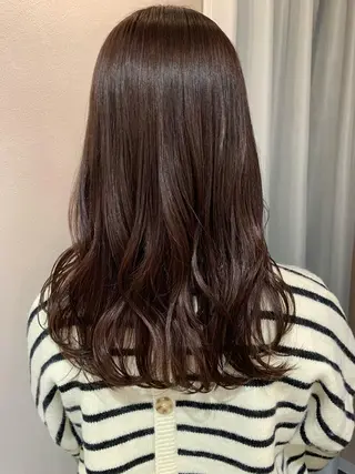 ロング カラー hub hair レイヤー/透明感のヘアスタイル