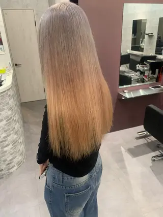 カラー 酸性ストレート 髪質改善のヘアスタイル