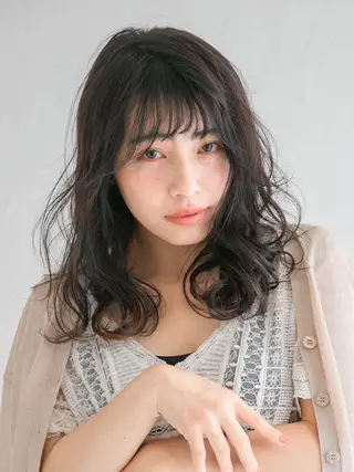セミロング 🎪EARTH 亀戸店🎪のヘアスタイル