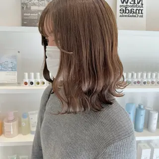 ミディアム カラー ParveMix / 横谷 日菜子 ❤︎のヘアスタイル