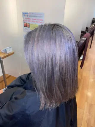 カラー エクステ/ハイトーン /レイヤーカットのヘアスタイル