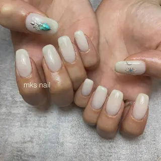 ネイル mks＊nail //  枚方長尾のネイルデザイン