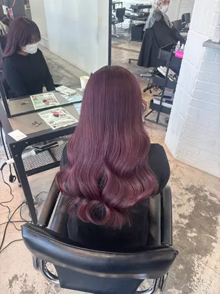 ロング カラー レイヤー sala 推しカラー職人🎀のヘアスタイル
