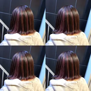 セミロング カラー ご予約 宜しくお願いします！のヘアスタイル