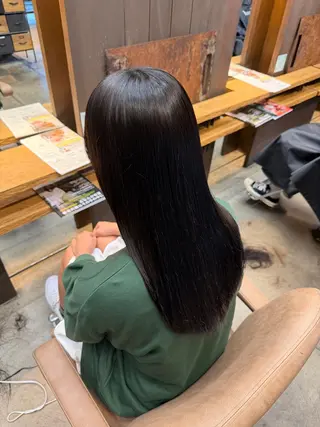 ロング 美髪縮毛矯正/ 髪質改善/愛敬響のヘアスタイル