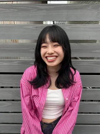 セミロング カラー れいな🌼 ボブ･艶カラー🌼のヘアスタイル