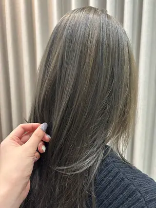 ロング カラー 🤍美髪縮毛/髪質 改善/池上夏凜🤍のヘアスタイル