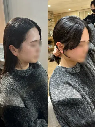 ミディアム 市原 大翼のヘアスタイル