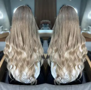 ヘアアレンジ ロング メンズ カラー 韓国ヘアならお任せ♡ 馴染ませ達人👸yuのヘアスタイル