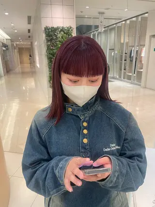 ミディアム 悠良/平塚店 似合わせ/カラーのヘアスタイル