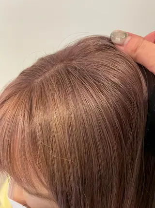 ミディアム カラー 渡辺 瑠美のヘアスタイル