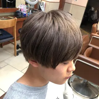 ショート カラー パーマ ヘアアレンジ メンズ メンズパーマの巨匠 鈴木純のヘアスタイル