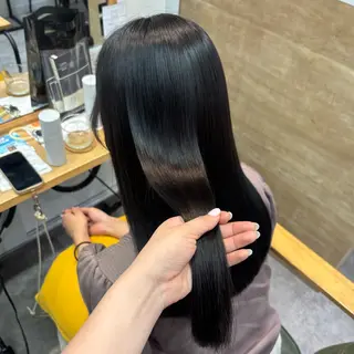 艶感カラー/オリーブ アレンジ：♡のヘアスタイル