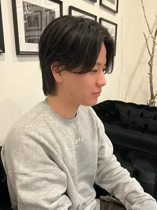 メンズ 渋谷/フェザー/ 毛流れ/竹内凌のヘアスタイル