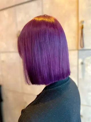 ミディアム カラー 🎀ハイトーン・艶 カラー HANA🎀のヘアスタイル