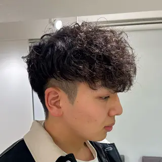 パーマ メンズ ハードパーマ Rico💜のヘアスタイル