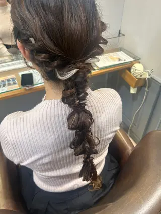 ヘアアレンジ 韓国ヘアー🇰🇷 MIWAのヘアスタイル