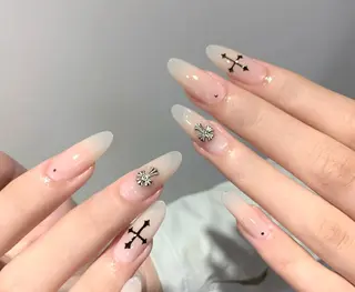 ネイル By moonネイル 🌷ワンホン/韓国風のネイルデザイン