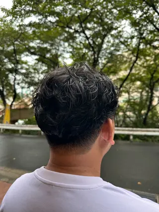 ショート パーマ メンズ CLALA瀬田店 やまもとまさたかのヘアスタイル