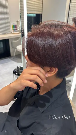 カラー メンズ miku/暖色カラー /メンズ歓迎のヘアスタイル