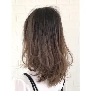 ミディアム カラー 髪質改善特化KIZU /艶髪研究（京都）のヘアスタイル