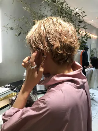 ショート ミヤギ リュウキのヘアスタイル